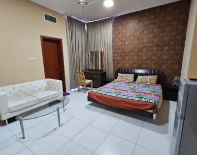 Fully furnished master room with private washroom and balcony in Al rashidiya 2