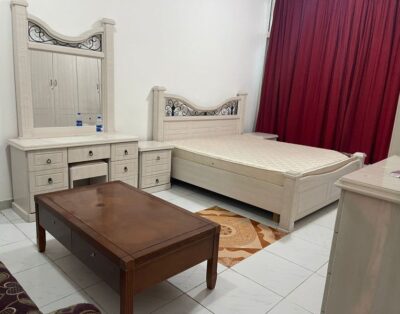 Furnished master bedroom available for rent in Al Nahda